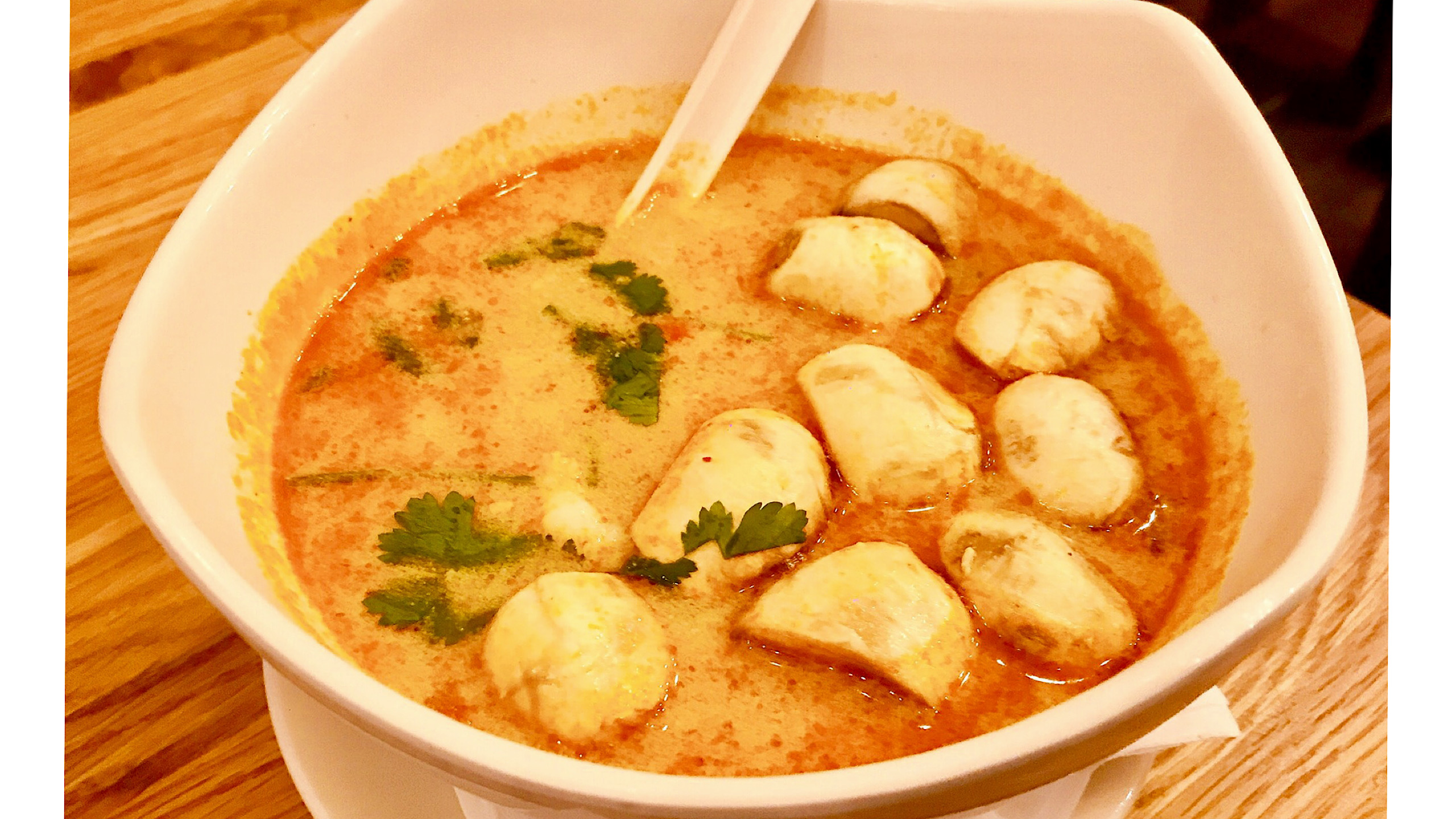 Order Tom Yum Soup food online from Ayada Thai Restaurant Chelsea Market store, New York on bringmethat.com