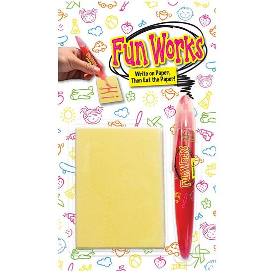 Order Fun Works Edible Paper With Edible Ink Pen food online from Exxon Food Mart store, Port Huron on bringmethat.com