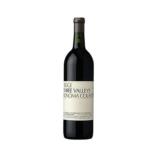 Order Ridge Three Valleys Sonoma County Red Blend (750 ML) 68731 food online from Bevmo! store, Chino on bringmethat.com