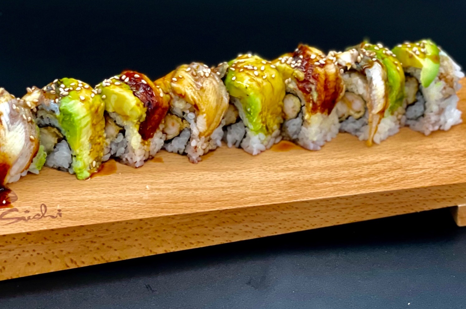 Order Dragon Roll food online from Eat Sushi Restaurant store, San Francisco on bringmethat.com