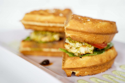 Order Chicken Pesto food online from Waffletto More Than Waffles store, Goodyear on bringmethat.com