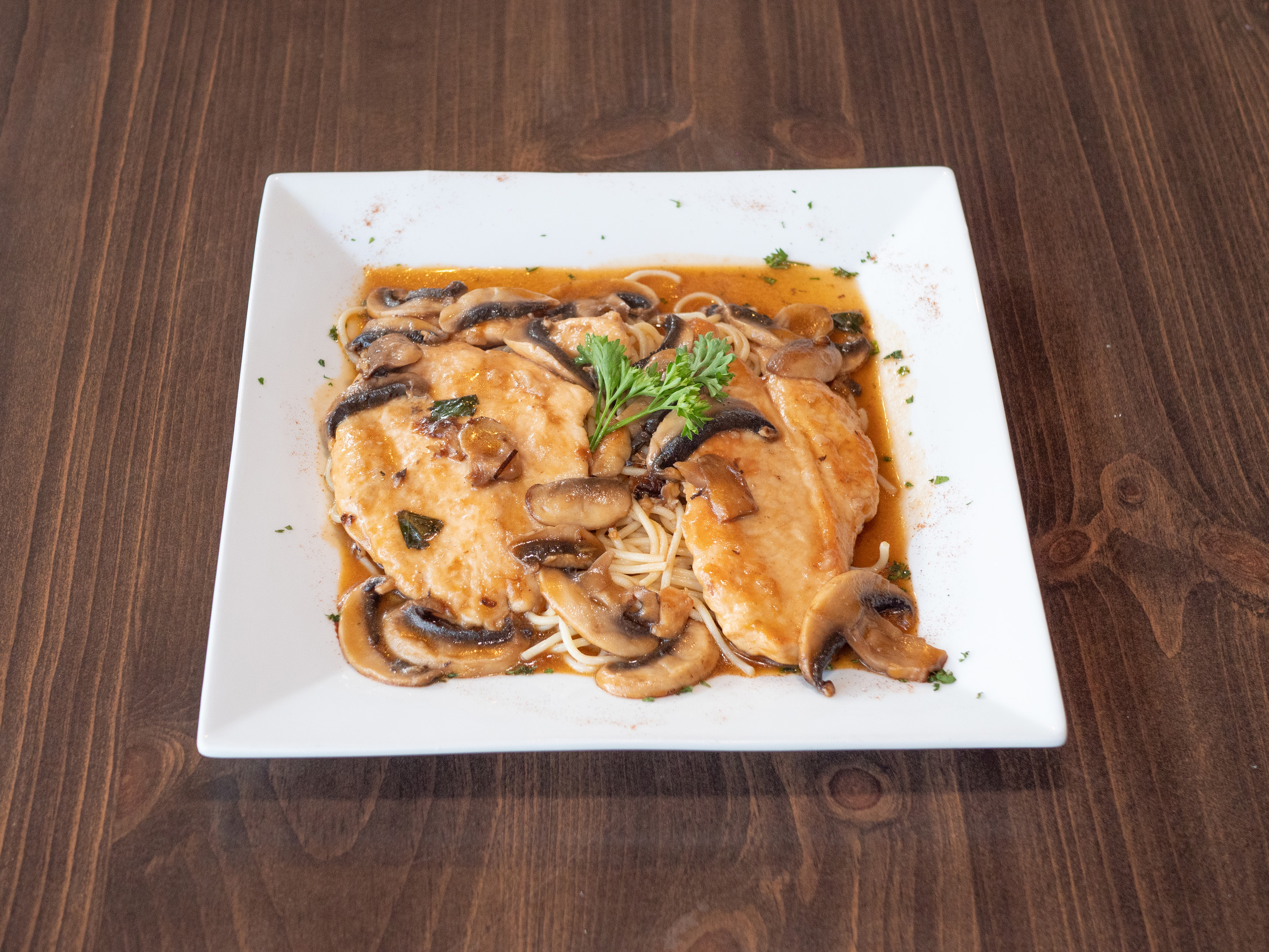 Order Chicken Marsala food online from Joes Pizza & Pasta store, Fort Worth on bringmethat.com
