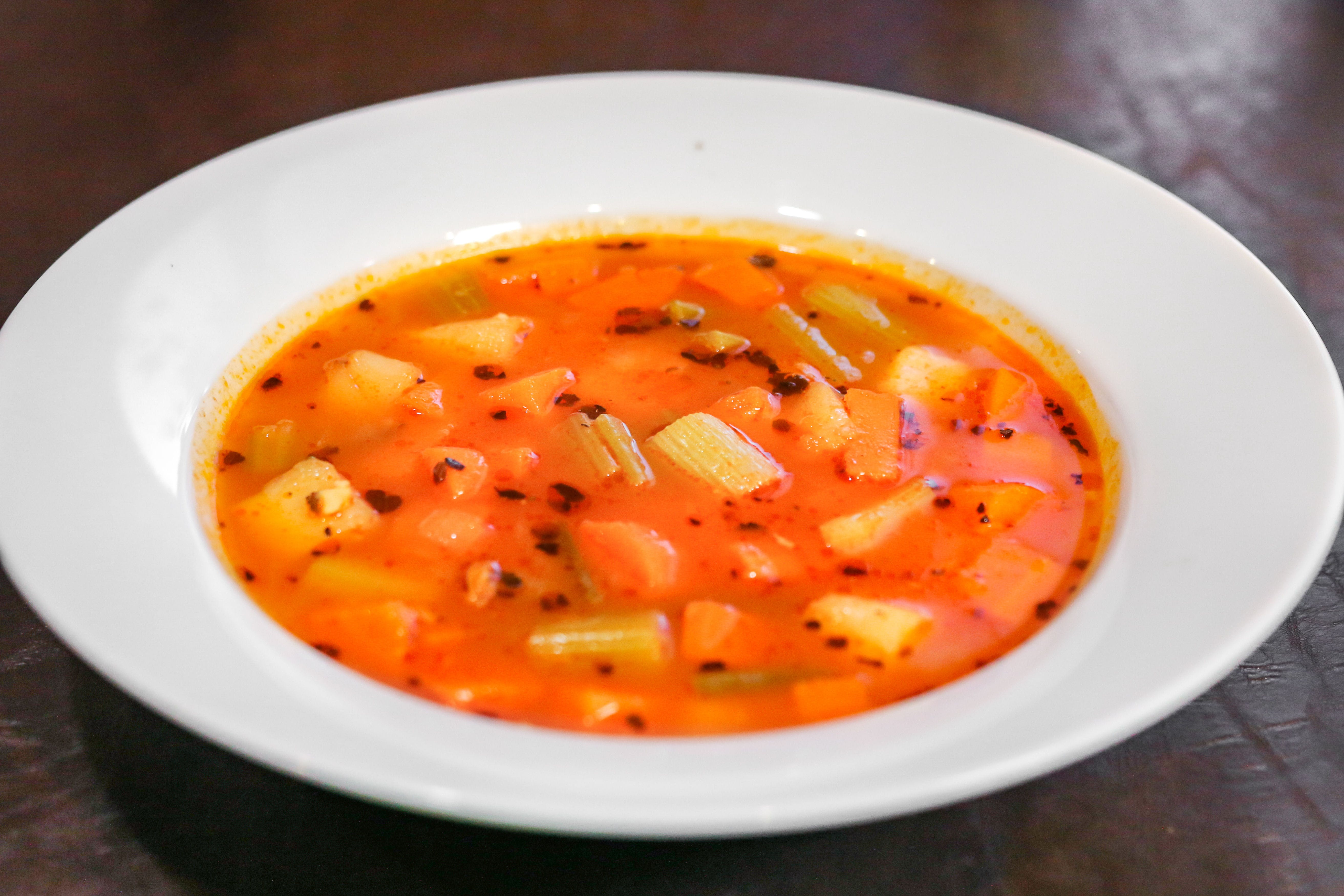 Order Minestrone Soup - Soup food online from Villa Roma store, Laguna Hills on bringmethat.com