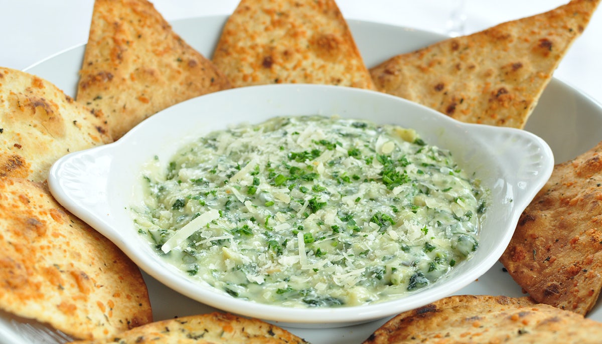 Order Spinach & Artichoke Dip food online from Brio Tuscan Grille - Easton store, Columbus on bringmethat.com