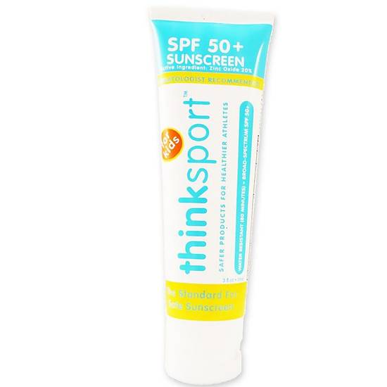Order Thinksport Kids 3 fl. oz. Safe Mineral Sunscreen Lotion SPF 50+ food online from Bed Bath & Beyond store, Daly City on bringmethat.com