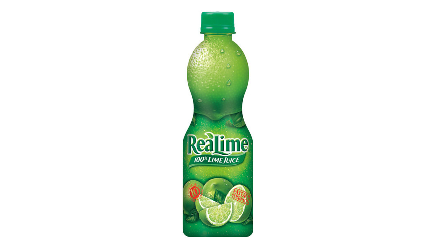 Order ReaLime Lime Juice 8oz Bottle food online from Golden Rule Liquor store, West Hollywood on bringmethat.com