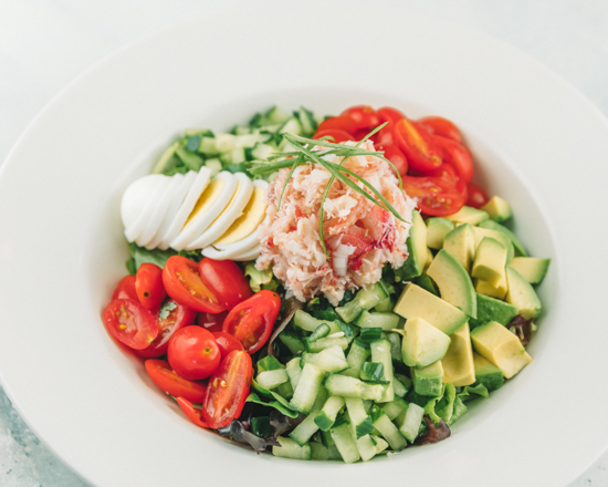 Order Seafood Louie Salad food online from Bluewater Grill store, Santa Barbara on bringmethat.com