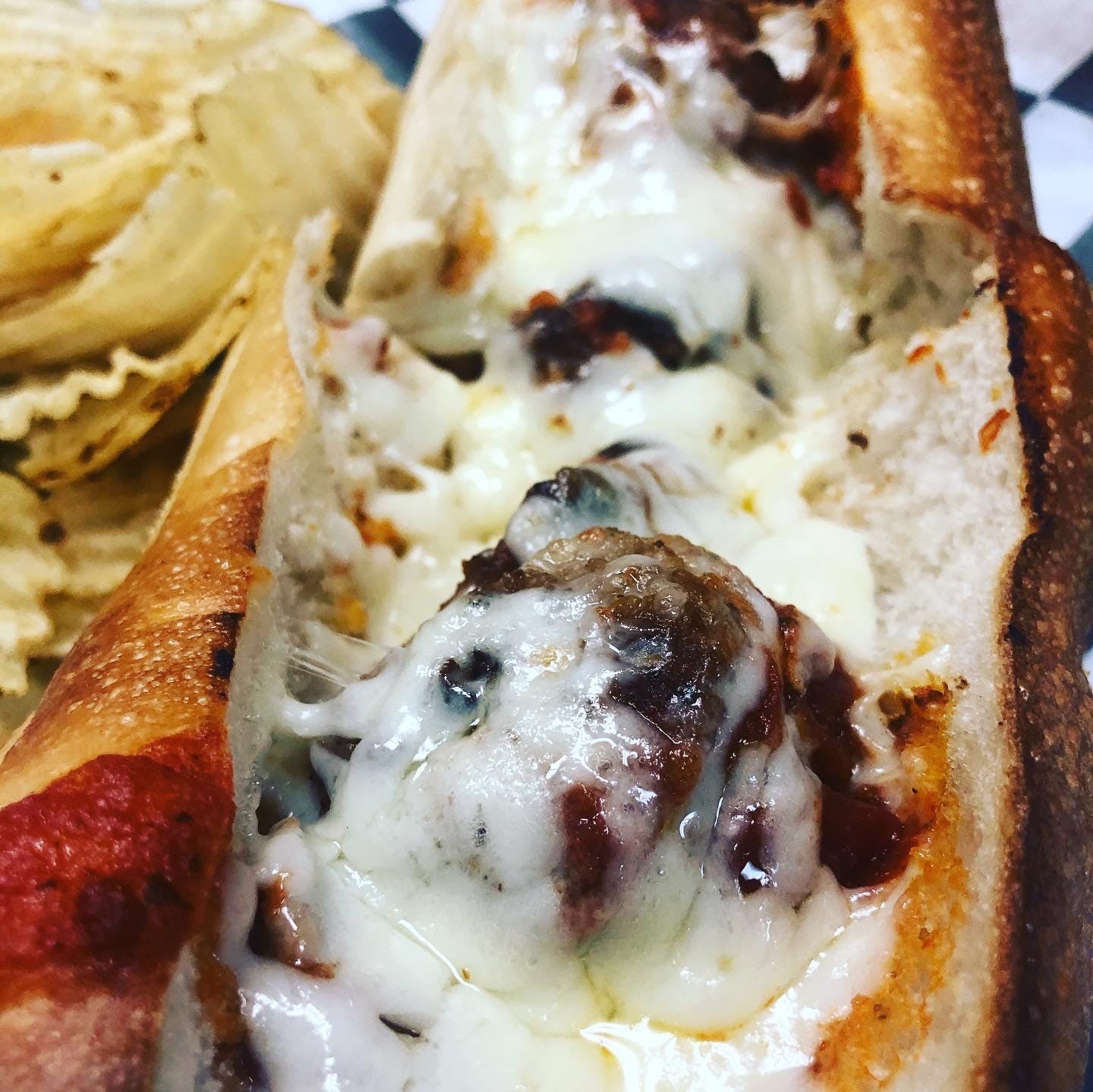 Order Meatball Parm Grinder - Small 7'' food online from Fontana Pizza & Grill store, Exton on bringmethat.com