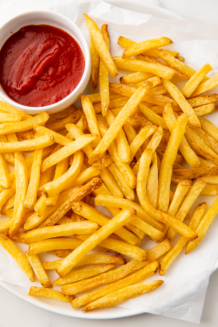 Order French Fries (large) food online from Soup & Gyro store, New York on bringmethat.com