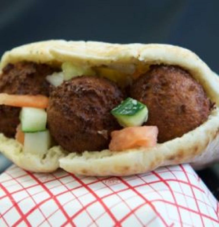 Order Falafel in Pita - Half food online from Tov Pizza store, Baltimore on bringmethat.com