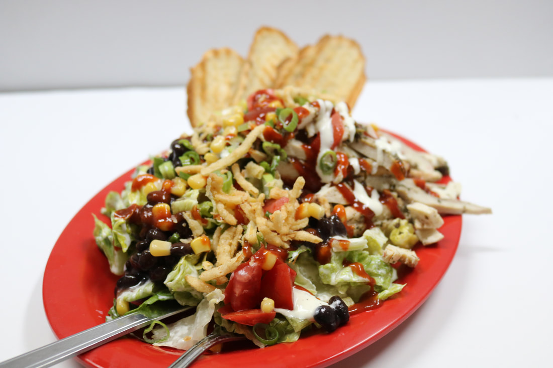 Order BBQ Chicken Salad food online from Panini store, Signal Hill on bringmethat.com