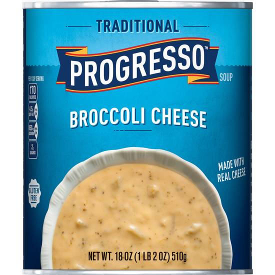 Order Progresso Traditional Broccoli Cheese Soup, 18 OZ food online from Cvs store, SAINT CLAIR SHORES on bringmethat.com