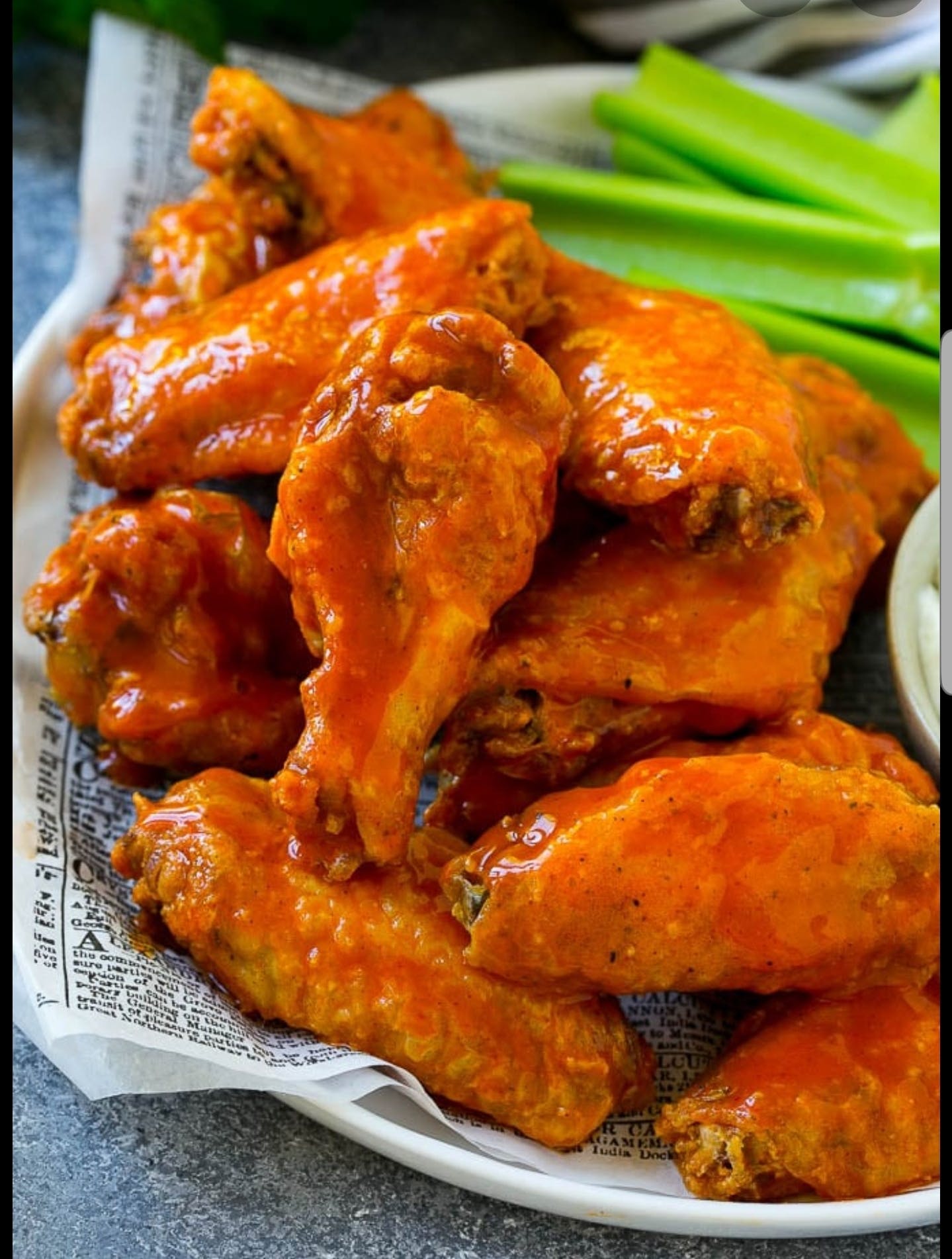 Order Hot Wings - 10 Pieces food online from Broad Street Pizza store, Meriden on bringmethat.com