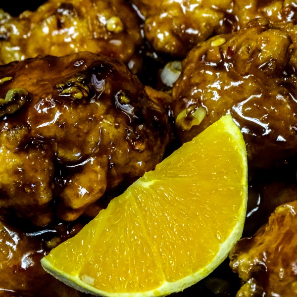 Order H17. Orange Chicken food online from QQ Star China Cafe store, Friendswood on bringmethat.com
