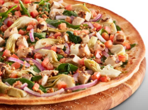 Order Spinach Garlic Chicken Pizza food online from Pizza Guys store, Concord on bringmethat.com