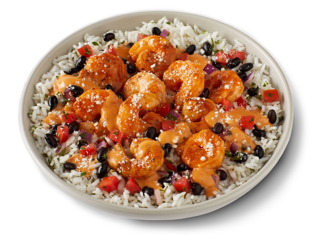 Order IT'S BACK! Citrus Lime Shrimp Bowl food online from Qdoba Mexican Eats store, Knightdale on bringmethat.com