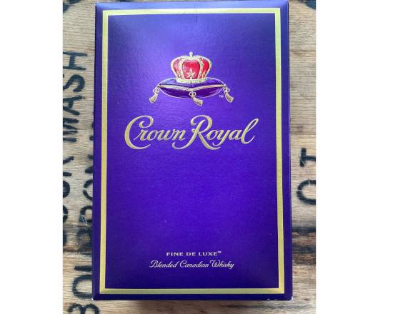 Order Crown Royal Deluxe, 750mL whiskey (40.0% ABV) food online from Chris's Liquor- 2203 S Lamar Blvd store, Austin on bringmethat.com