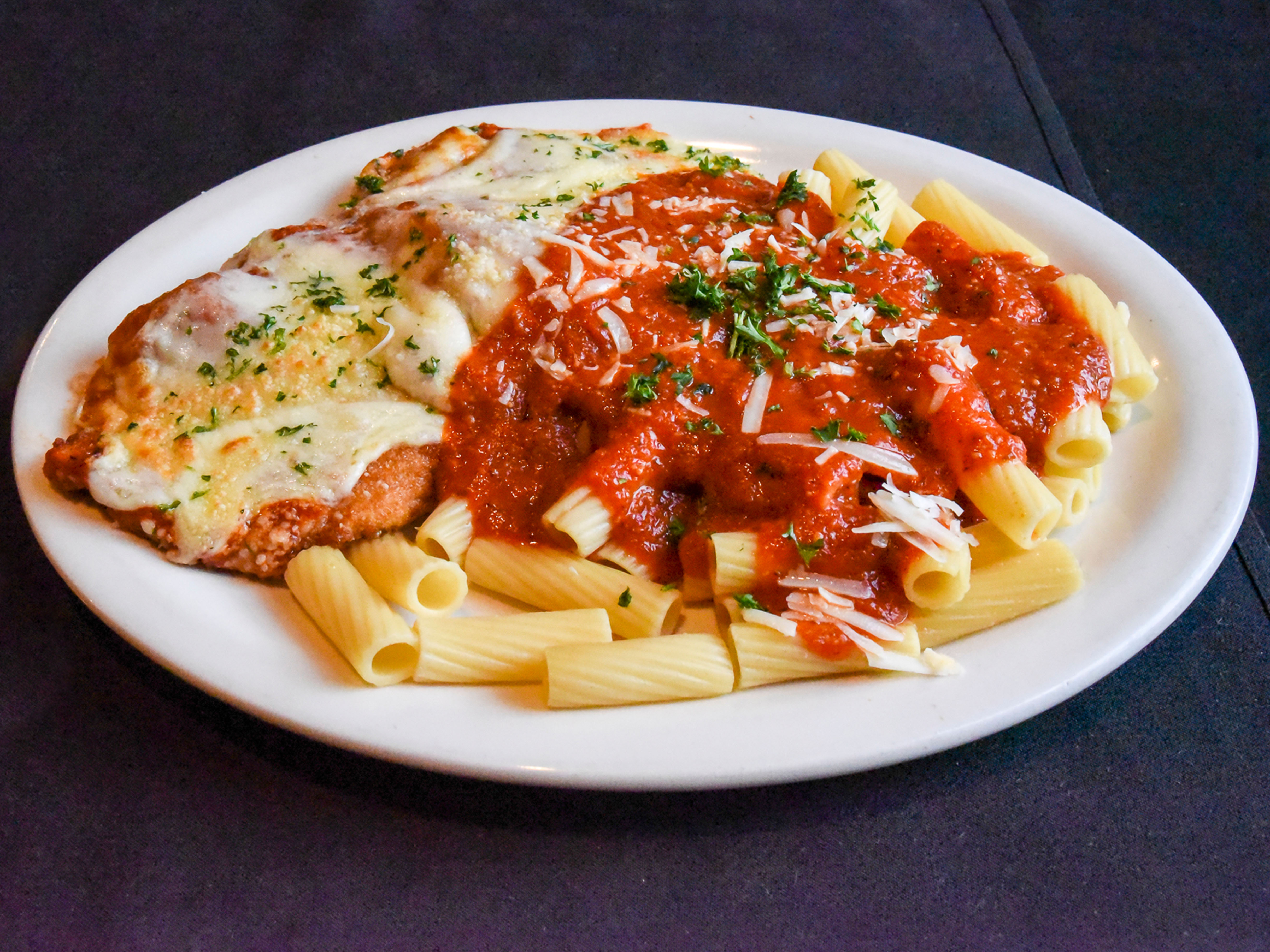 Order Chicken Parm food online from Rizzi Restaurant store, Rochester on bringmethat.com