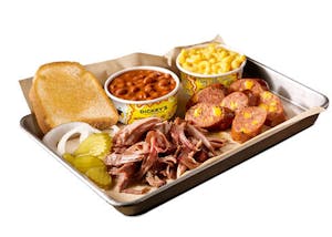 Order 2 Meat Plate food online from Dickey's Barbecue Pit store, Highland on bringmethat.com