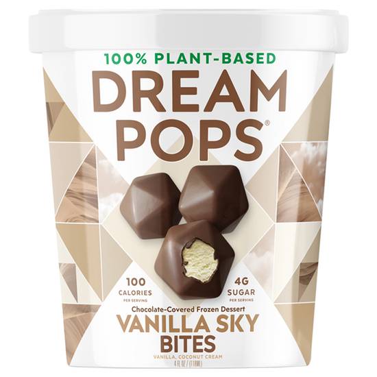 Order Dream Pops Vanilla Sky Dream Bites 4oz food online from Everyday Needs by Gopuff store, Chicago on bringmethat.com