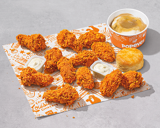 Order NEW 12PC Ghost Pepper Wings Dinner food online from Popeyes Chicken and Biscuits store, Atlanta on bringmethat.com