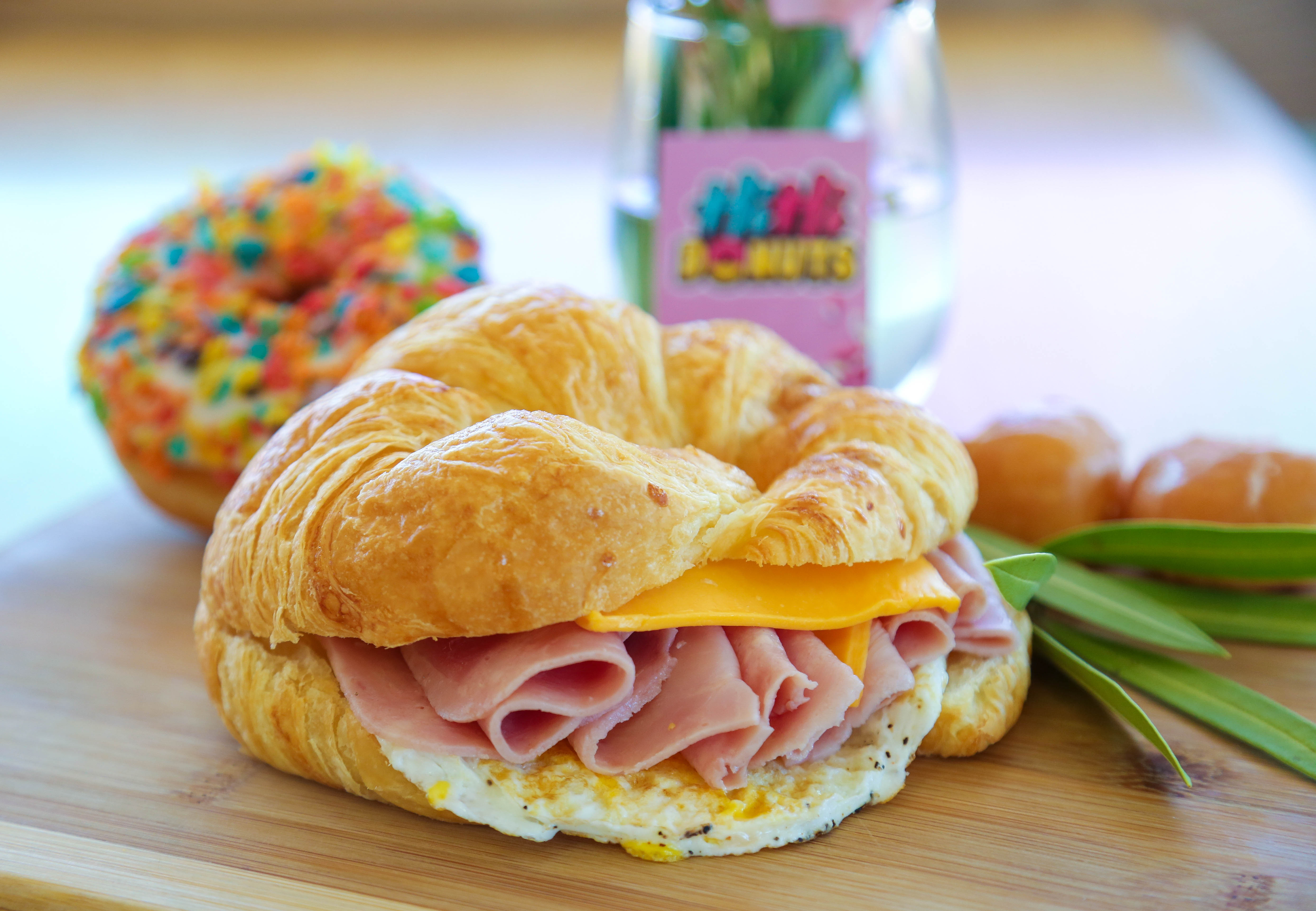 Order Croissant Breakfast Sandwich food online from Hihi Donuts store, Phoenix on bringmethat.com