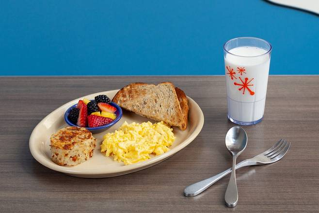 Order Kids Scrambled Eggs and Toast* food online from Snooze Am Eatery store, Phoenix on bringmethat.com