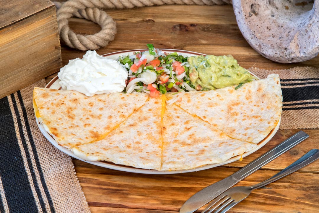 Order Cheese Quesadilla food online from Angelos 2 store, Garden Grove on bringmethat.com
