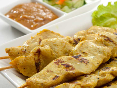 Order Chicken Satay ไก่สะเต๊ะ food online from Ekamai store, Salt Lake City on bringmethat.com