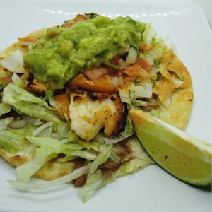 Order 2 Fish Tacos Dinner food online from El Caballo Wraps store, Alameda on bringmethat.com