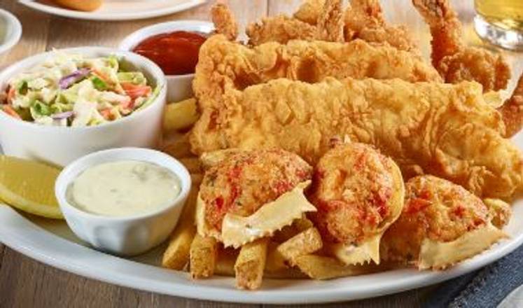 Order Seafood Combo Family-Style Meal food online from Ocharleys store, Hermitage on bringmethat.com