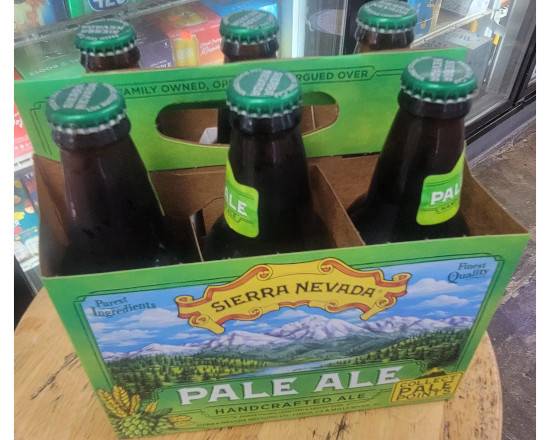 Order Sierra Nevada Pale Ale (6 pk. bottles) food online from Hub Market & Deli store, San Diego on bringmethat.com