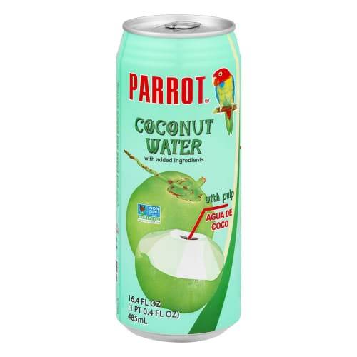 Order Parrot · Coconut Water with Pulp (16.4 fl oz) food online from Mesa Liquor store, Mesa on bringmethat.com