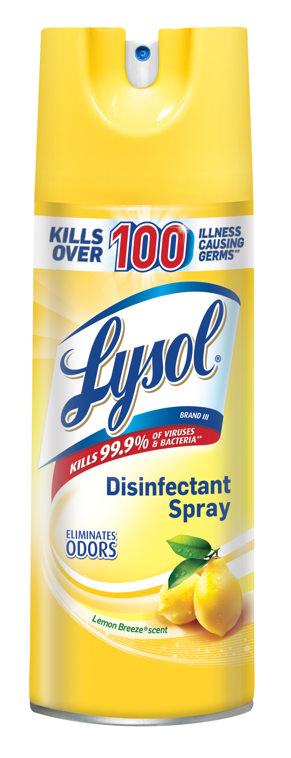 Order Lysol Disinfectant Spray, Lemon Breeze - 12.5 fl oz food online from Bartell store, Edmonds on bringmethat.com