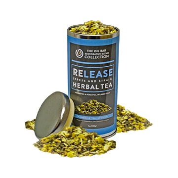 Order Release Stress and Strain Herbal Tea food online from The Oil Bar store, Atlanta on bringmethat.com