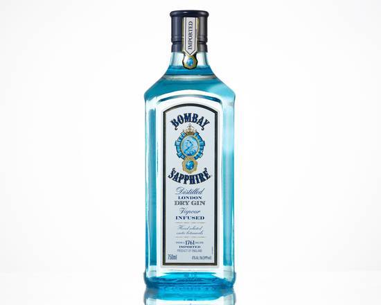 Order Bombay Sapphire, 750mL gin (47.0% ABV) food online from Goodtimes Liquor store, Jennings on bringmethat.com