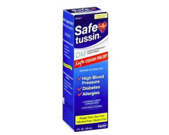 Order Safe Tussin PM Cough Relief 4 oz food online from McLean Ave Pharmacy store, Yonkers on bringmethat.com