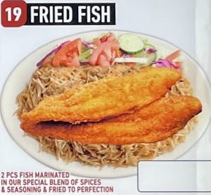 Order #19 Fried Fish food online from Jersey Kabob Platter & Pizza store, Monroe Township on bringmethat.com