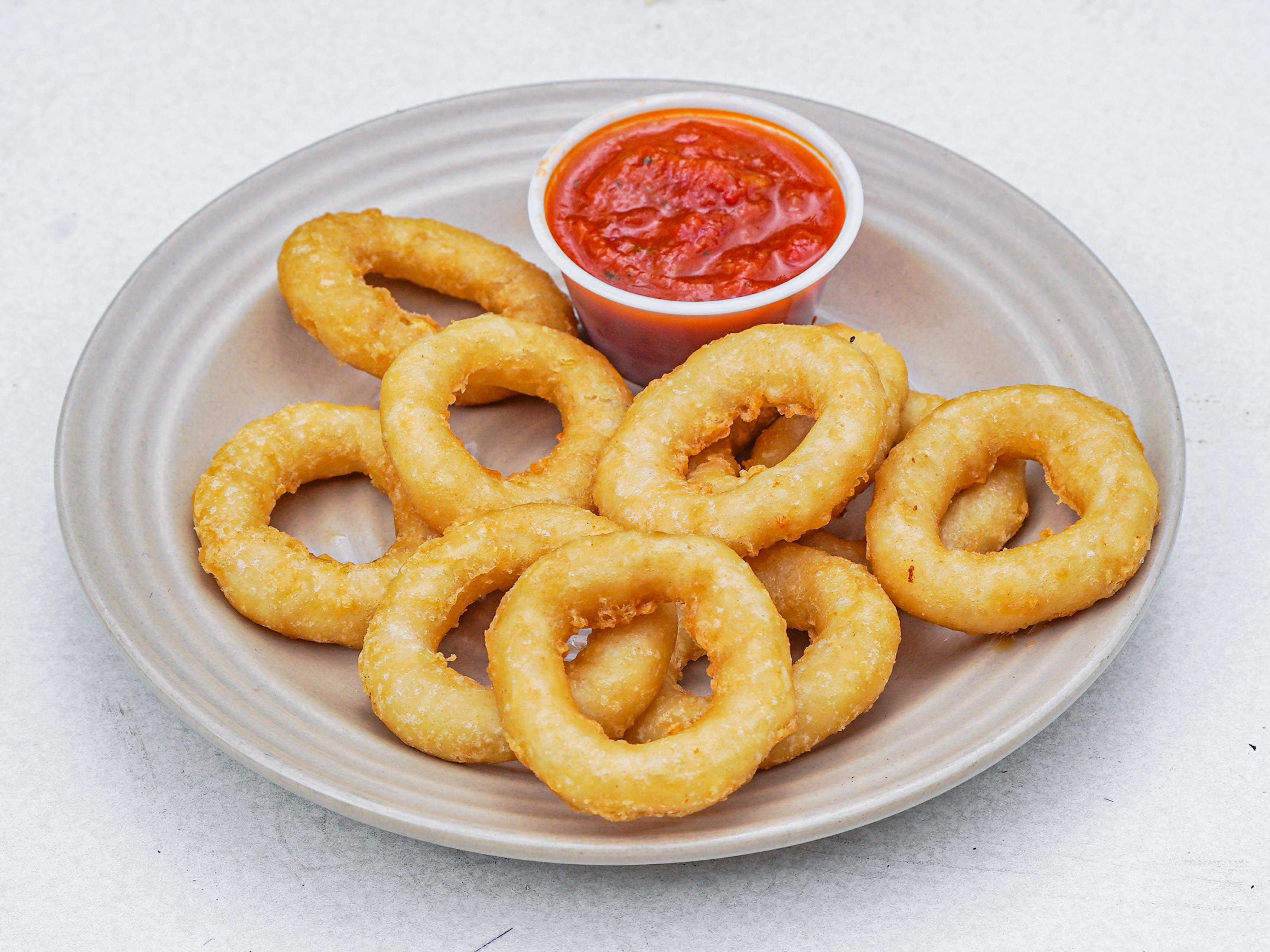 Order Onion Rings food online from Peppoli's Pizza & Philly Steaks store, San Diego on bringmethat.com
