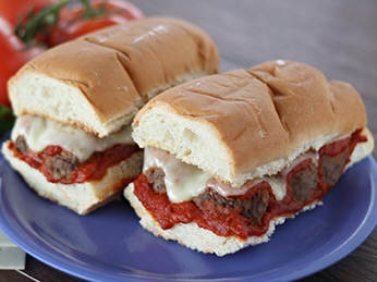 Order Meatball Hoagie food online from Davanni's store, Plymouth on bringmethat.com