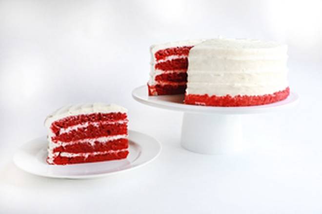 Order Southern Red Velvet Cake food online from Susiecakes store, Greenbrae on bringmethat.com