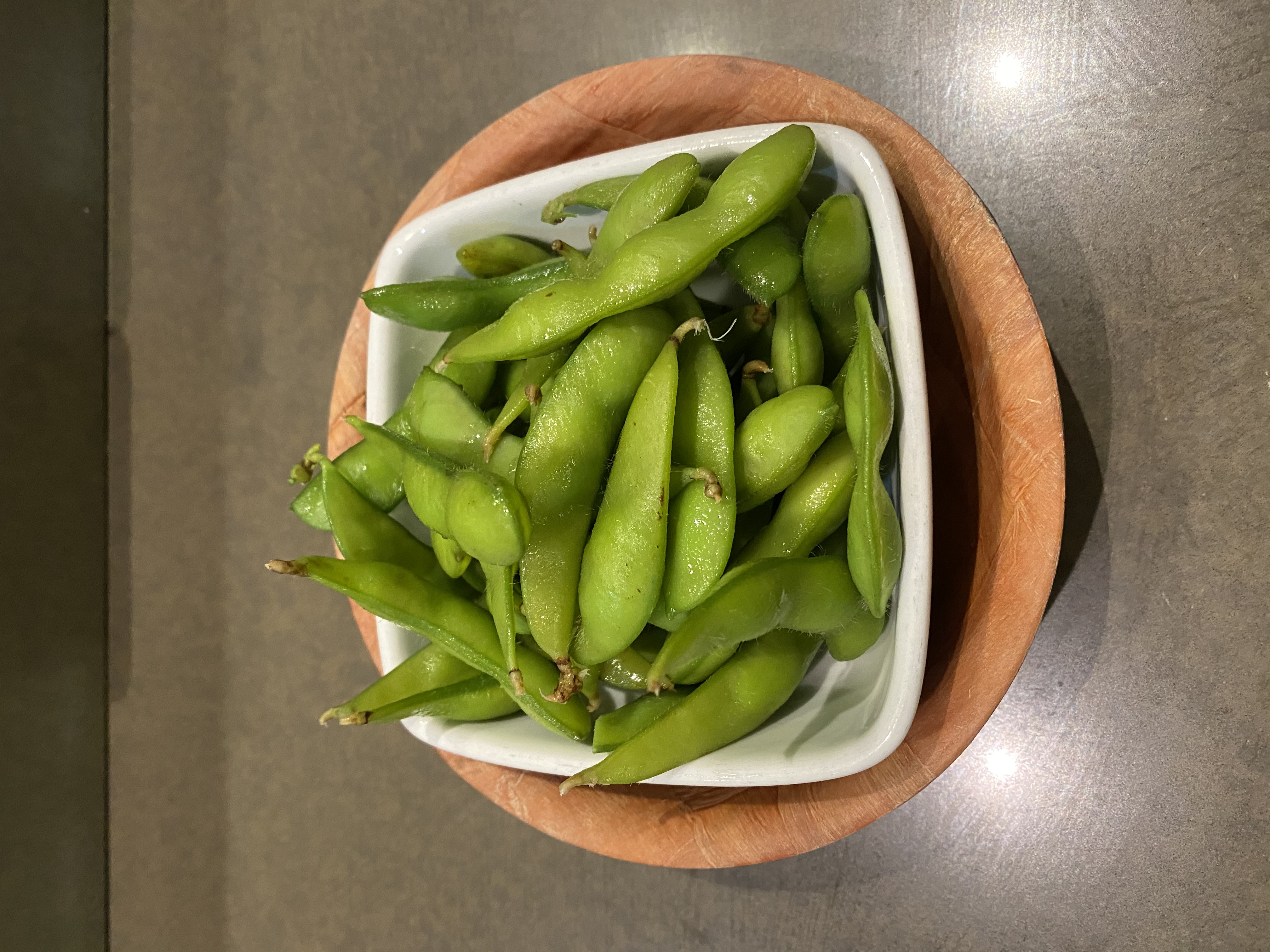 Order Edamame food online from Kanpai Japanese Sushi Bar and Grill store, Los Angeles on bringmethat.com