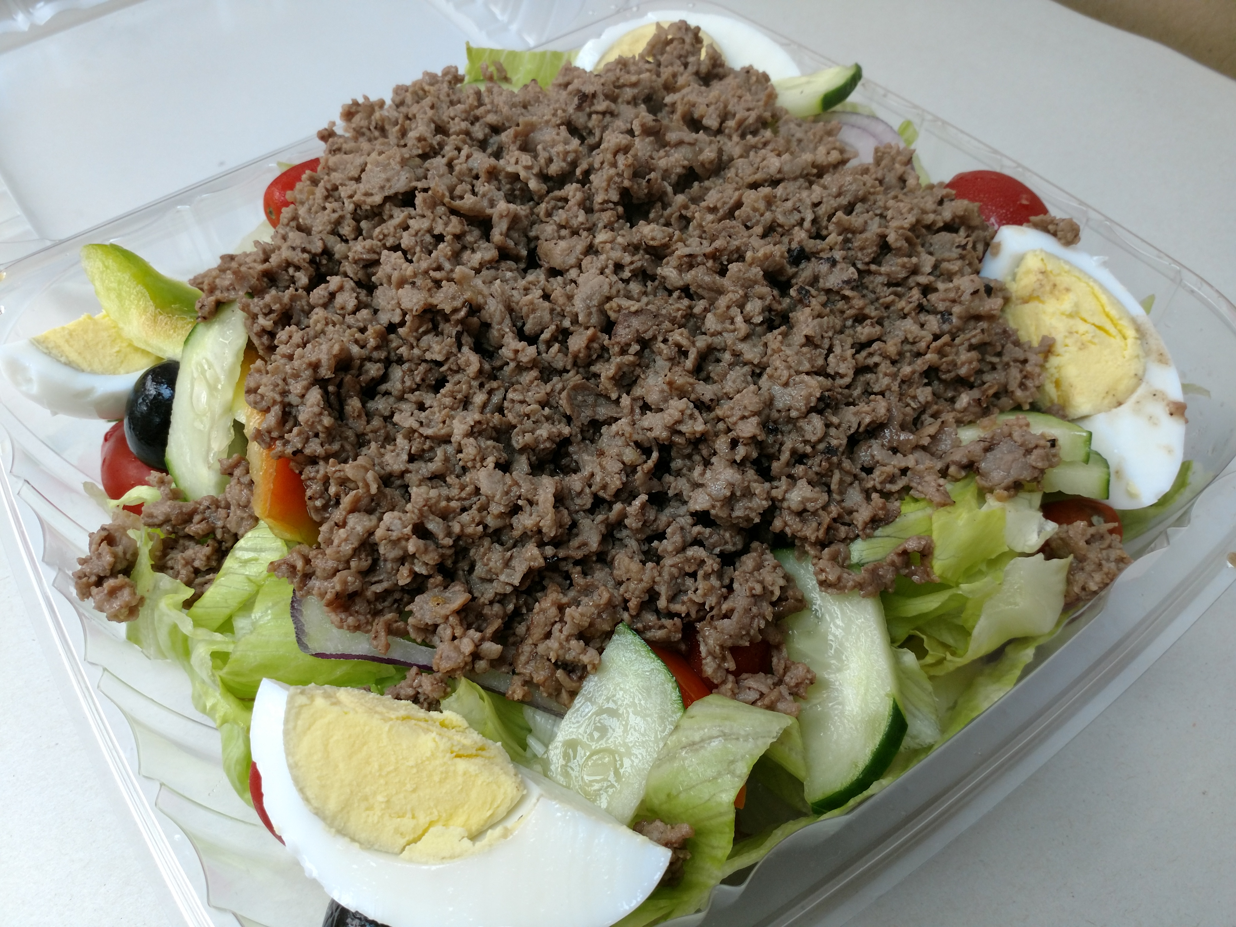 Order Grilled Steak Salad food online from Lula Deli Corner store, Clifton Heights on bringmethat.com