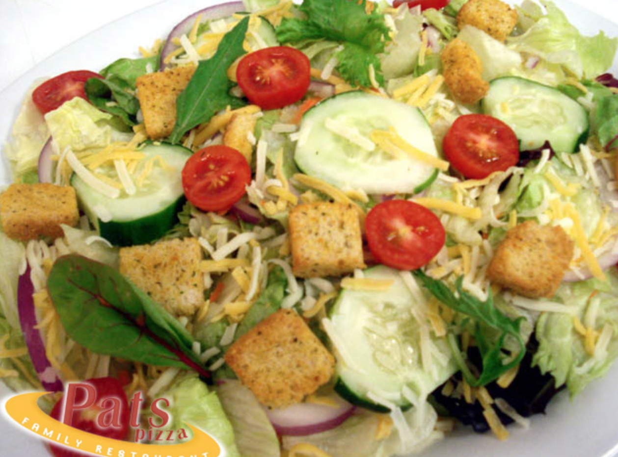 Order Garden Salad food online from Pat Pizza Family Restaurant store, Wilmington on bringmethat.com