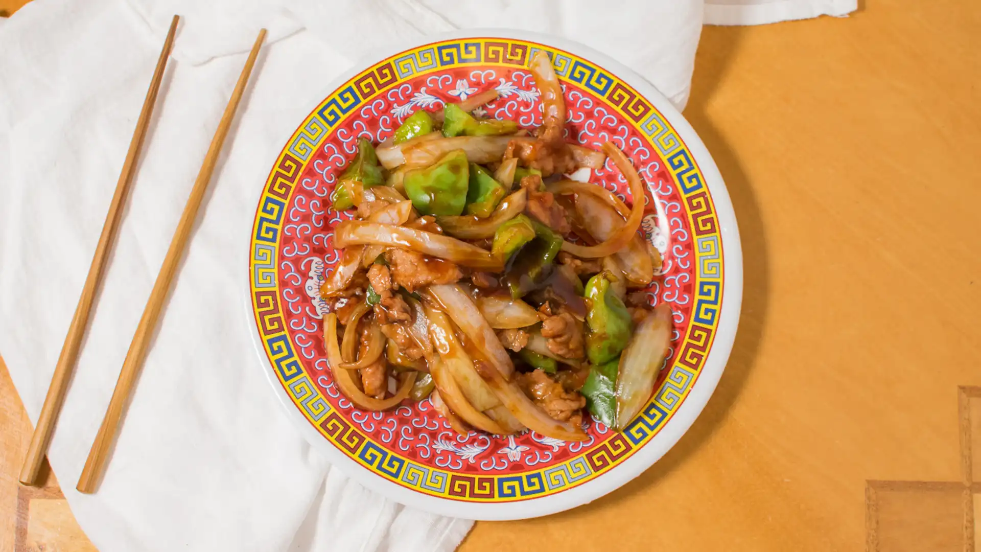 Order Pepper Steak with Onion 青椒牛 food online from Oriental Garden store, Lyndhurst on bringmethat.com