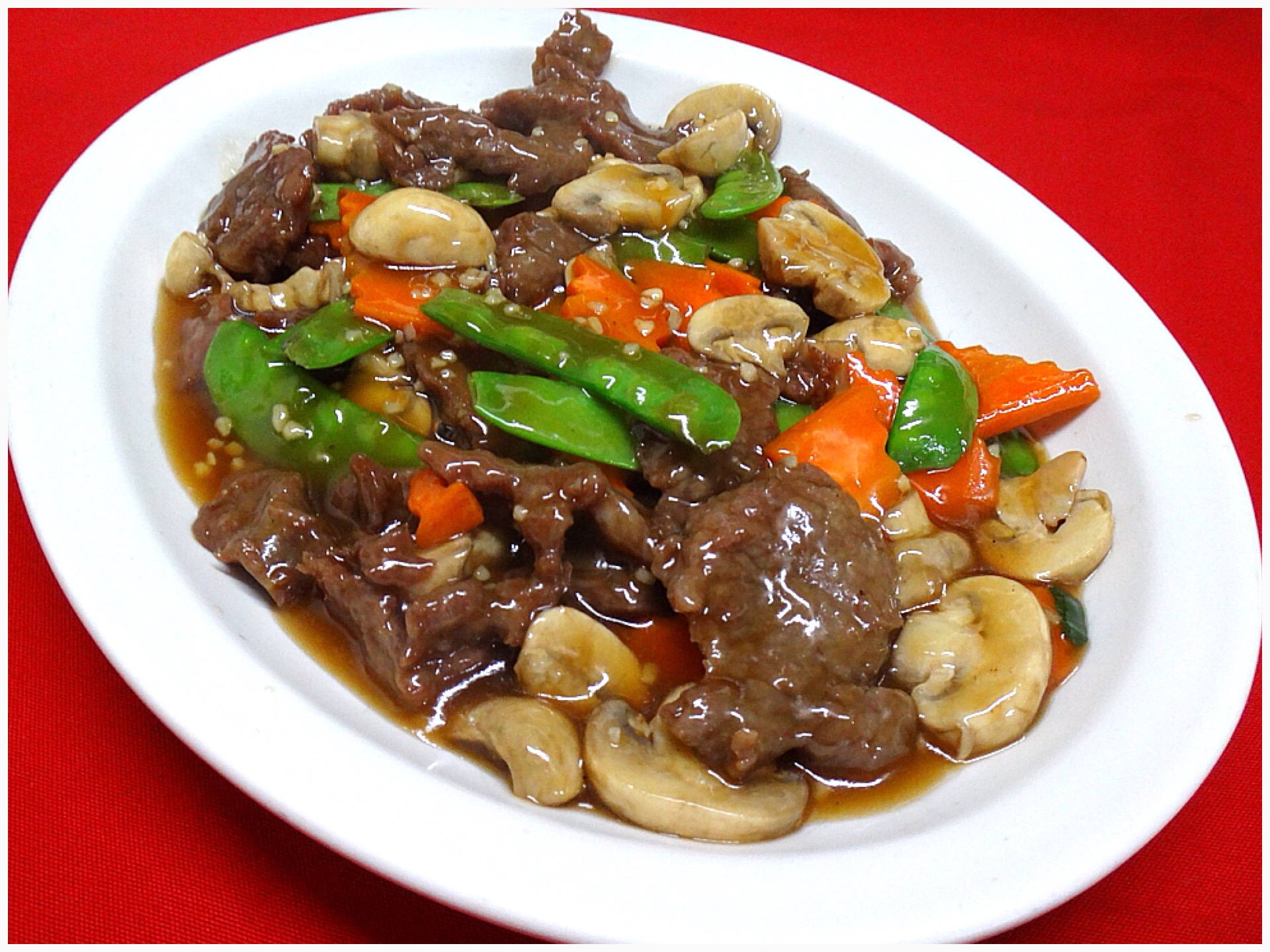 Order 77. Beef with Mushrooms food online from Nice Chinese Restaurant store, Downingtown on bringmethat.com