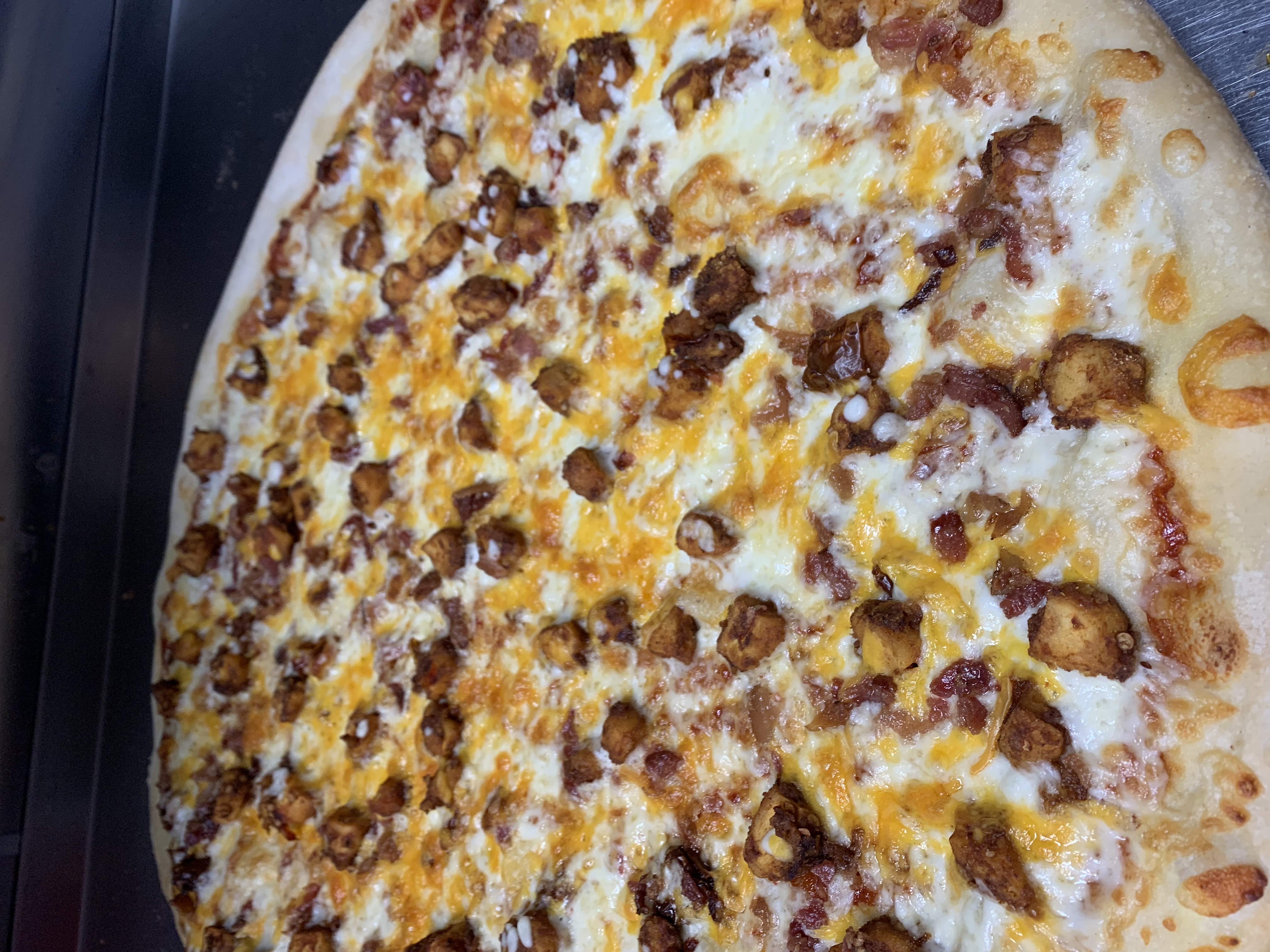 Order Chipotle Chicken and Bacon Pizza food online from Crazy Dough store, Brighton on bringmethat.com