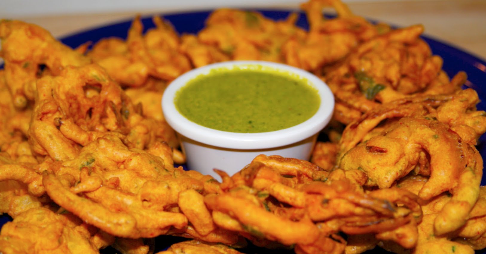Order Andhra Onion Pakora (16 oz) food online from Chef of India store, Jersey City on bringmethat.com