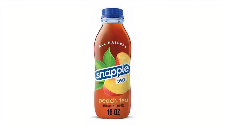 Order Snapple Peach Tea, 16 oz food online from Mac On 4th store, Alton on bringmethat.com
