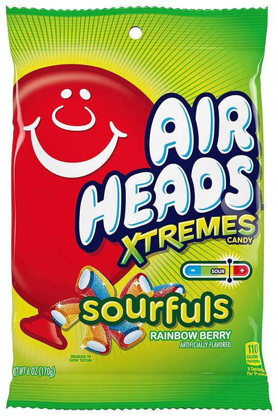 Order Airheads Candy, Xtremes Sourfuls Bag, Rainbow Berry, Non Melting, Bulk Party Bag food online from Exxon Food Mart store, Port Huron on bringmethat.com